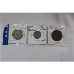 Portugal/Italy Coins (3)