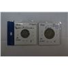 Image 1 : Republic of Columbia (10c) 1938 & Cuba (20c) 1949 - .9 Silver