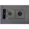 Image 2 : Republic of Columbia (10c) 1938 & Cuba (20c) 1949 - .9 Silver