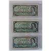 Image 1 : Canada One Dollar Bills (3)
