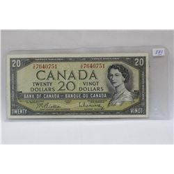 Canada Twenty Dollar Bill