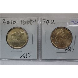 Canada One Dollar Coins (2)