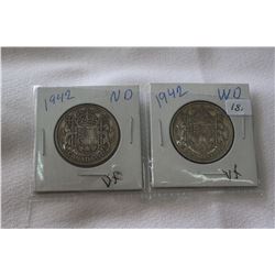 Canada Fifty Cent Coins (2)