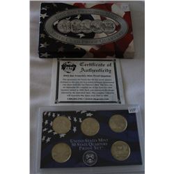 USA State Clad Proof Quarters