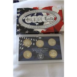 USA State Clad Proof Quarters