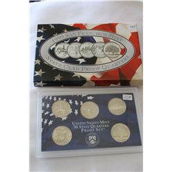 USA State Clad Proof Quarters