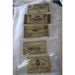 Copies of United States Paper Money