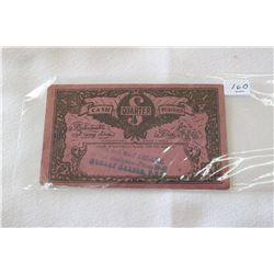 Prince Edward Island Redeemable Ticket