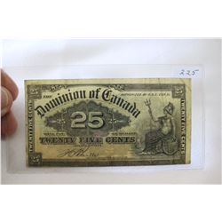 Dominion of Canada Shinplaster