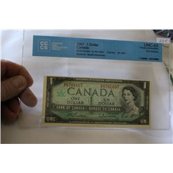 Canada One Dollar Bill (1)