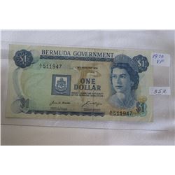 Bermuda One Dollar Note