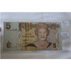 Fiji Five Dollar Note