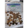 Image 1 : Bag of U.S. One Cent Coins (Approx. 50)