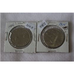 Canada One Dollar Coins (2)