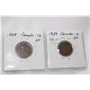 Image 1 : Canada Small One Cent Coins (2)