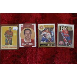 Jean Beliveau - Montreal Canadians Cards (4)