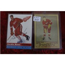 Gordie Howe Collector Cards (2)