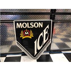 NO RESERVE MOLSON ICE SIGN