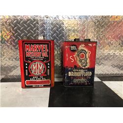 NO RESERVE VINTAGE OIL CANS
