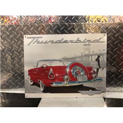 NO RESERVE THUNDERBIRD SIGN