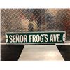 Image 1 : NO RESERVE SENOR FROGS AVE SIGN