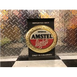 NO RESERVE AMSTEL LIGHT BEER SIGN