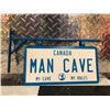 Image 1 : NO RESERVE STEEL HANGING MAN CAVE SIGN