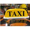 Image 1 : NO RESERVE CUSTOMIZED TAXI CAR TOPPER SIGN