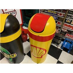 NO RESERVE SHELL GARBAGE CAN