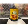 Image 1 : NO RESERVE RARE VINTAGE WHITE ROSE MOTOR OIL CAN