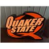 Image 1 : NO RESERVE EXTRA LARGE LED COLLECTIBLE QUAKER STATE SIGN