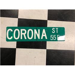 NO RESERVE CORONA ST SIGN