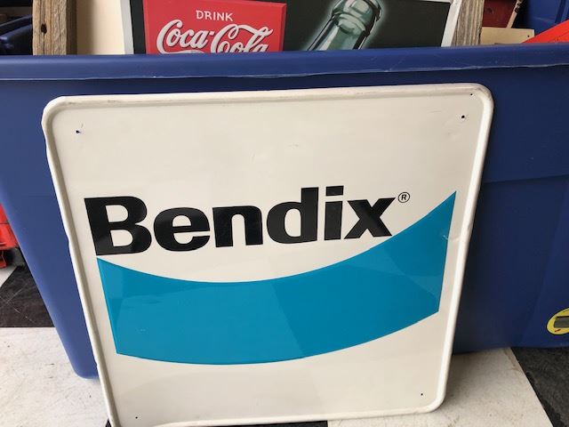 NO RESERVE BENDIX SIGN - EG Auctions