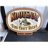 Image 1 : NO RESERVE WOODEN COLLECTIBLE SIGN KOOTNEY FINE CRAFT BEERS