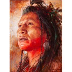 James Ayers, oil on board