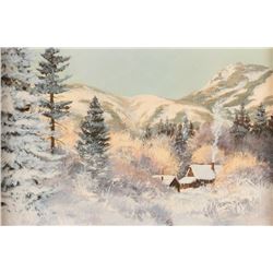 Mark Ogle, oil on board