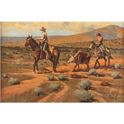 Fred Fellows, oil on board