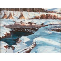 Fred Fellows, oil on board