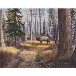 Elmer Sprunger, oil on canvas