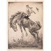 Image 1 : Olaf Wieghorst, three etchings