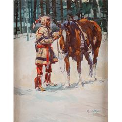 Newman Myrah, oil on canvas