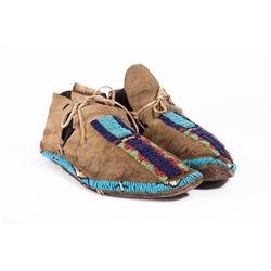 Sioux Beaded Man's Moccasins