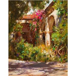 Cyrus Afsary, oil on board