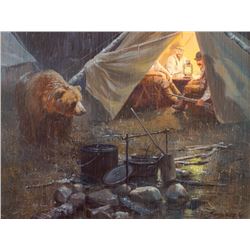 John Seerey Lester, oil on panel