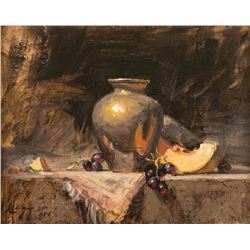 Jeff Legg, oil on board
