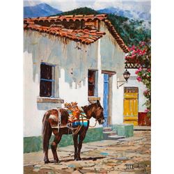 Michael Ewing, oil on board