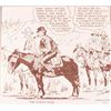 Image 1 : J.R. Williams, dry brush drawing
