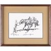 Image 2 : John Hampton, pen and ink Bill Hill, three drawings