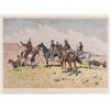 Image 1 : Frederic Remington, five handcolored half-tone prints