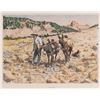 Image 1 : Frederic Remington, five handcolored half-tone prints